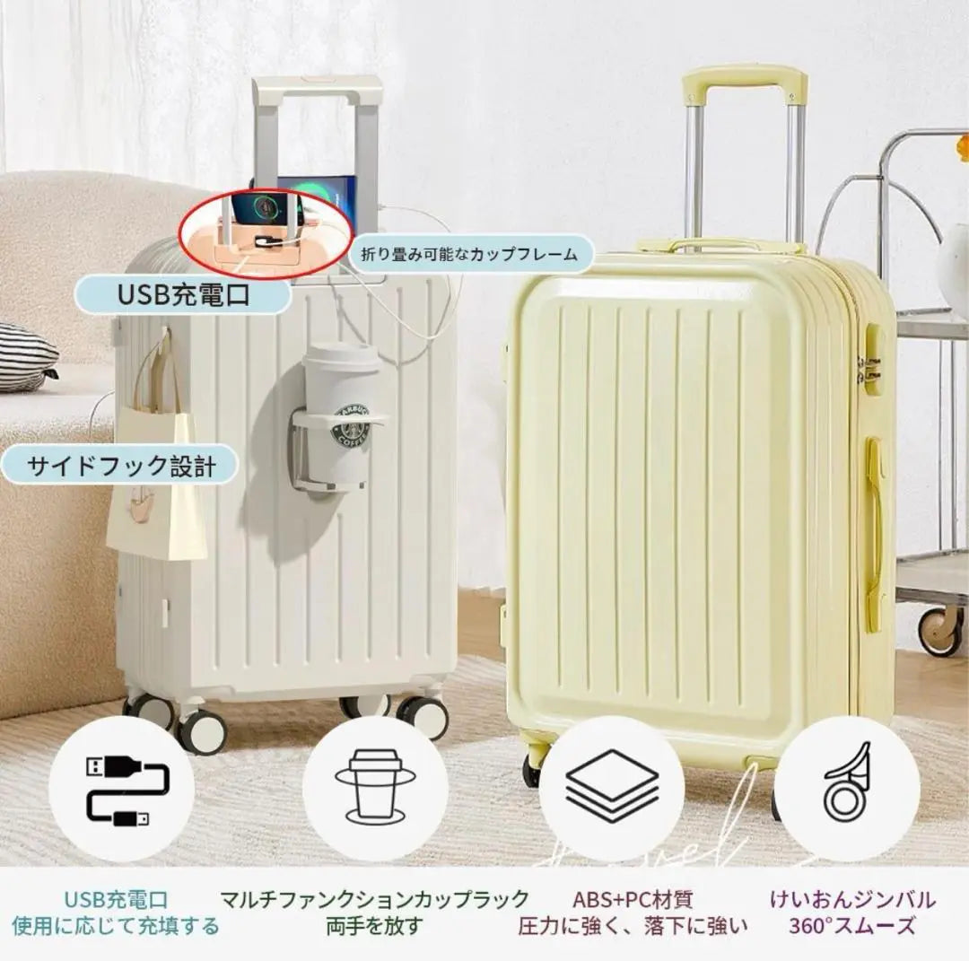 Suitcase Carry Case M Size Multifunctional Suitcase Ultra-lightweight Large Capacity 60L