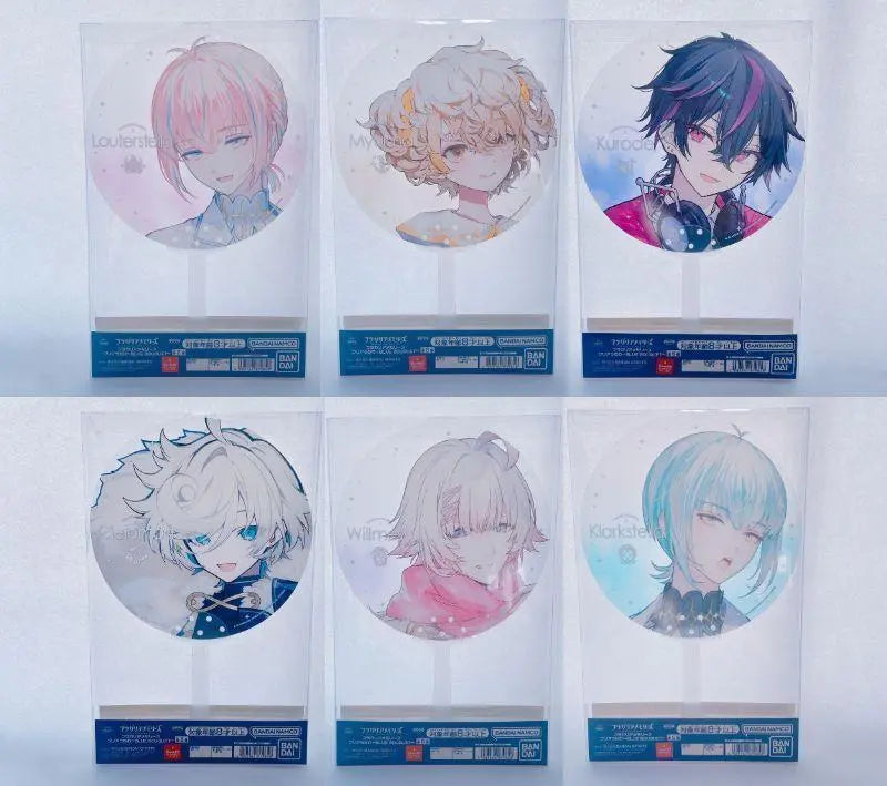 Juego de 6 piezas Fragalia Memory Clear Uchiwa Blue Bouquet