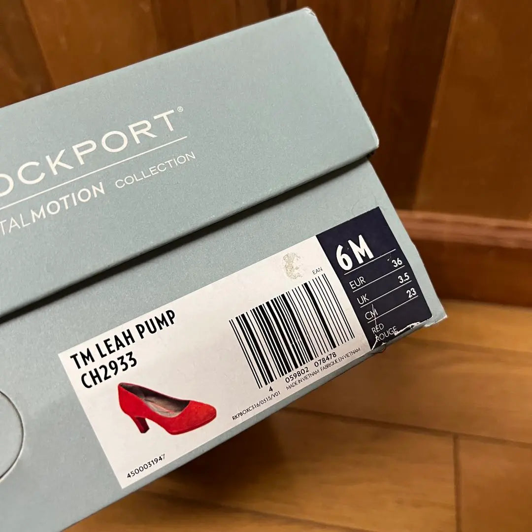 Good condition [ROCKPORT] Heel pumps 23cm red