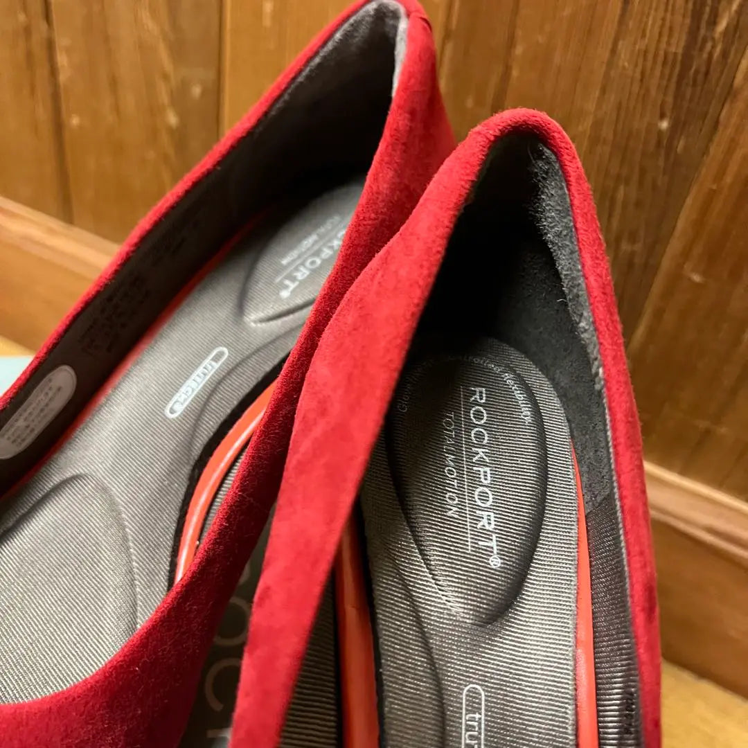 Good condition [ROCKPORT] Heel pumps 23cm red