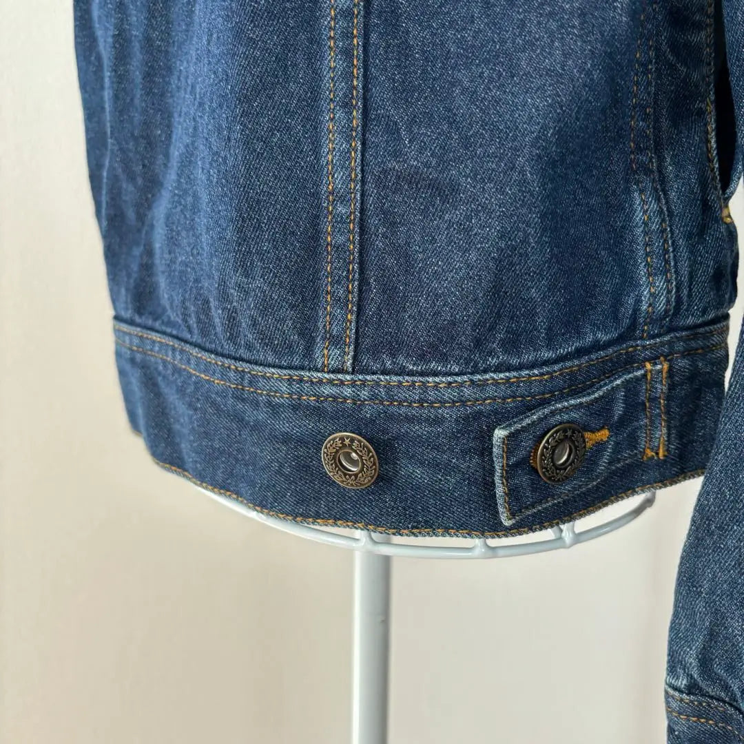 [Ryogami] GU GU Denim Jacket G Jean Blue Blue L Pocket