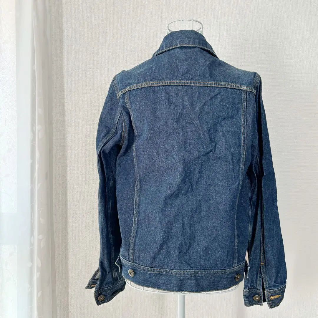 [Ryogami] GU GU Denim Jacket G Jean Blue Blue L Pocket