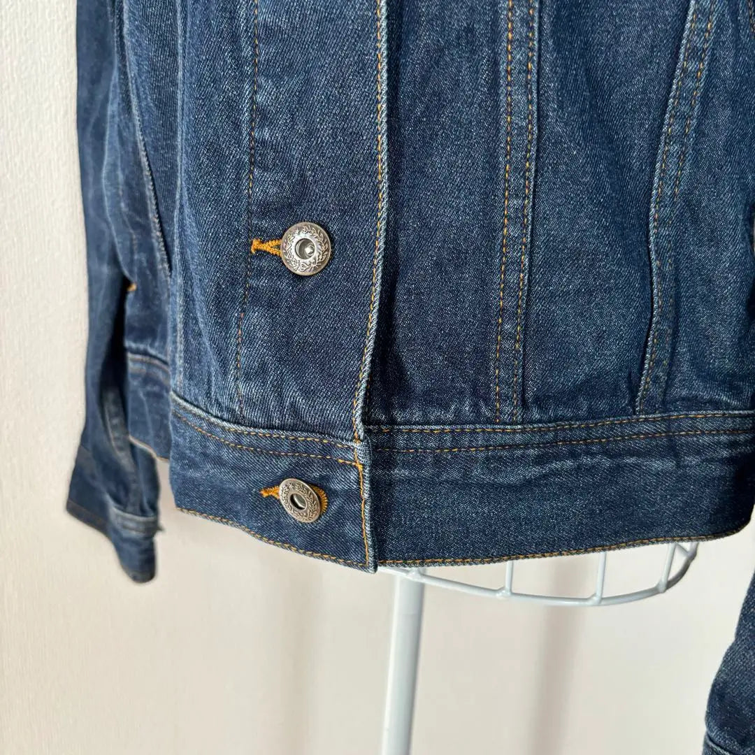 [Ryogami] GU GU Denim Jacket G Jean Blue Blue L Pocket