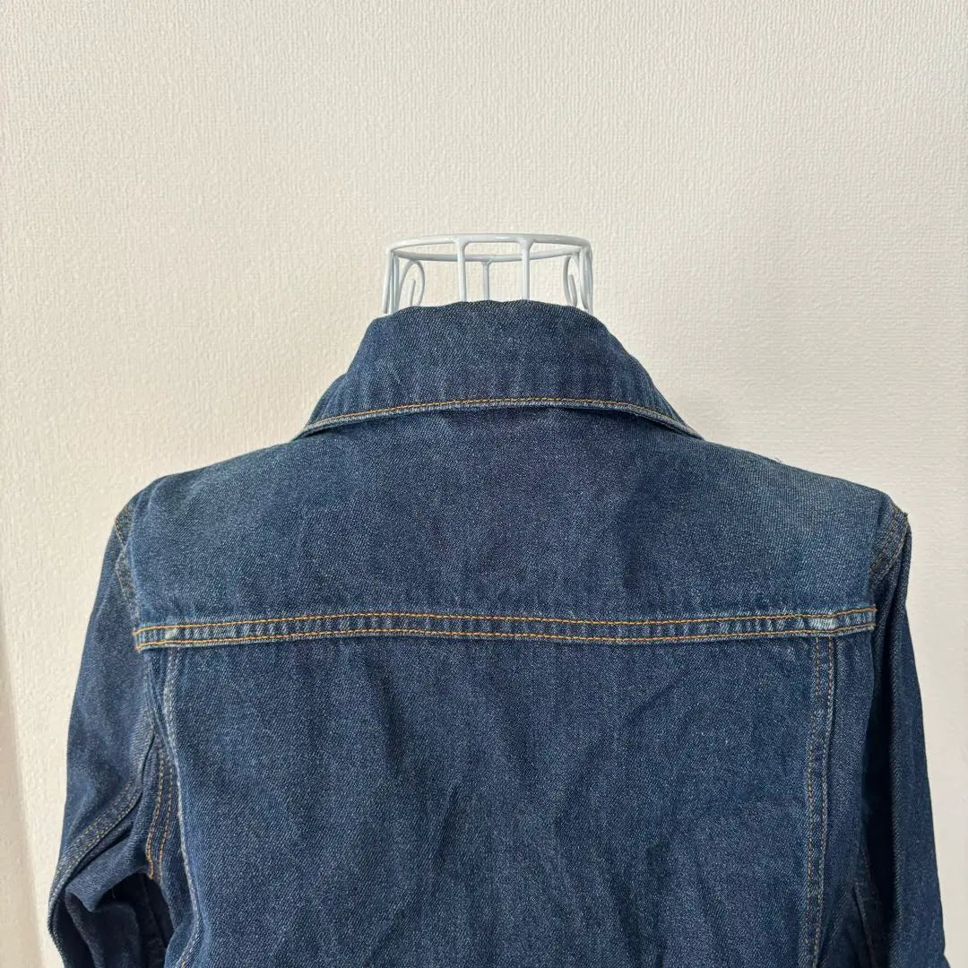 [Ryogami] GU GU Denim Jacket G Jean Blue Blue L Pocket