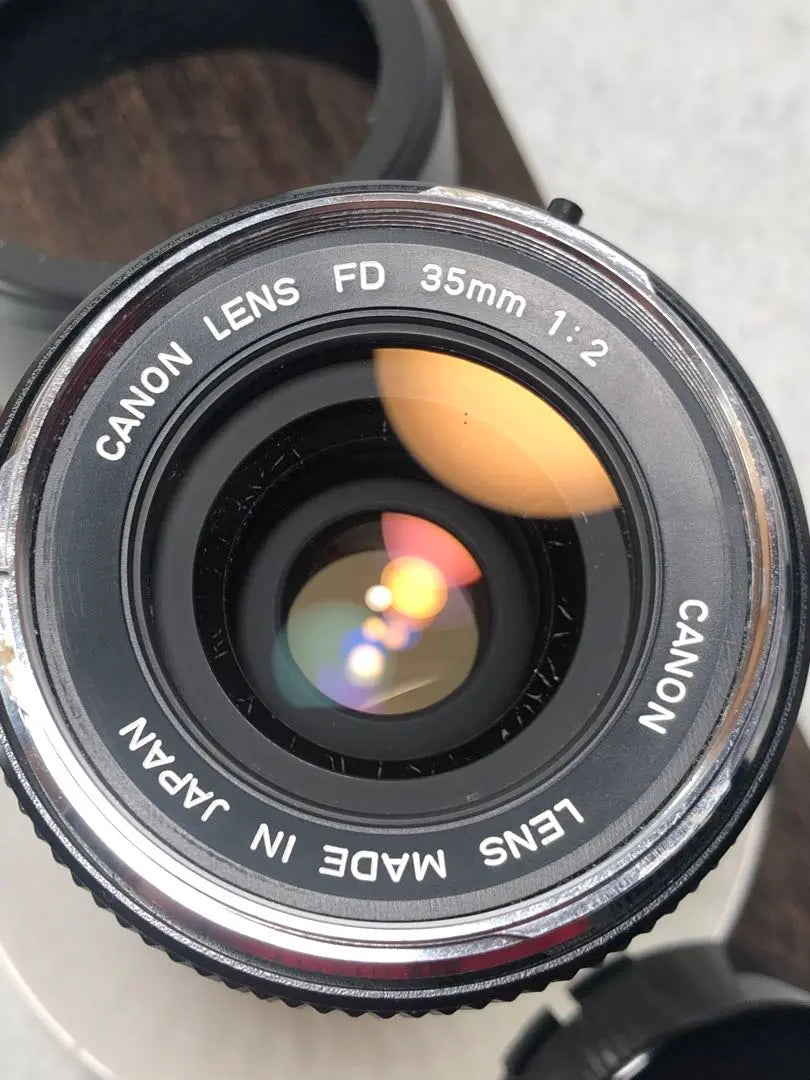 Rare Canon FD 35mm f2 concave O-mark lens