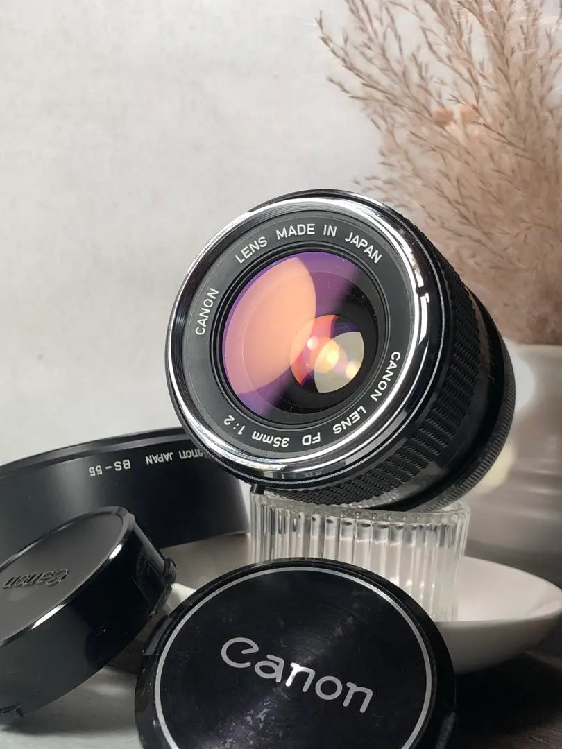 Rare Canon FD 35mm f2 concave O-mark lens