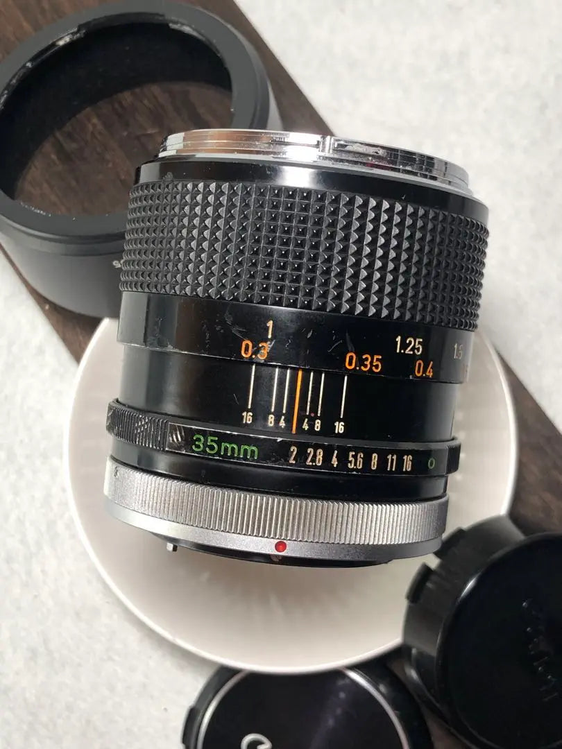 Rare Canon FD 35mm f2 concave O-mark lens