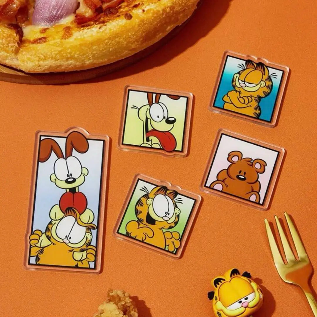 Garfield Magnet Acrylic Fridge Cute Character Cat Magnet