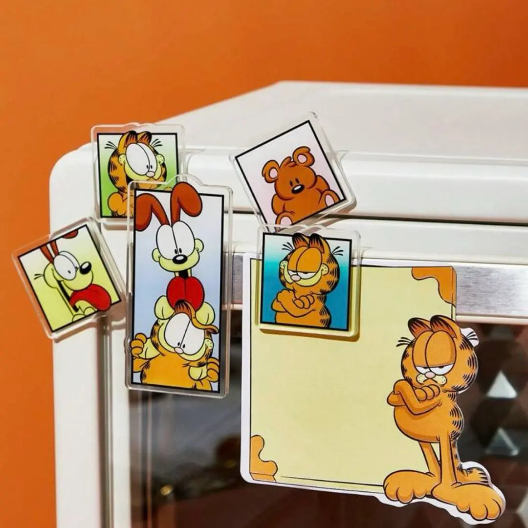 Imán acrílico para nevera Garfield con bonito personaje de gato