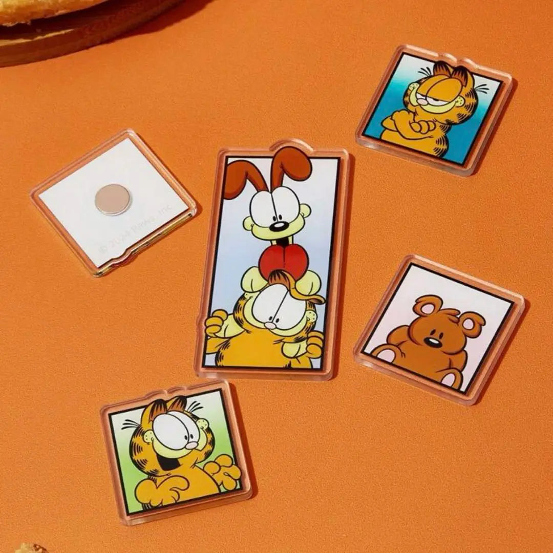 Garfield Magnet Acrylic Fridge Cute Character Cat Magnet