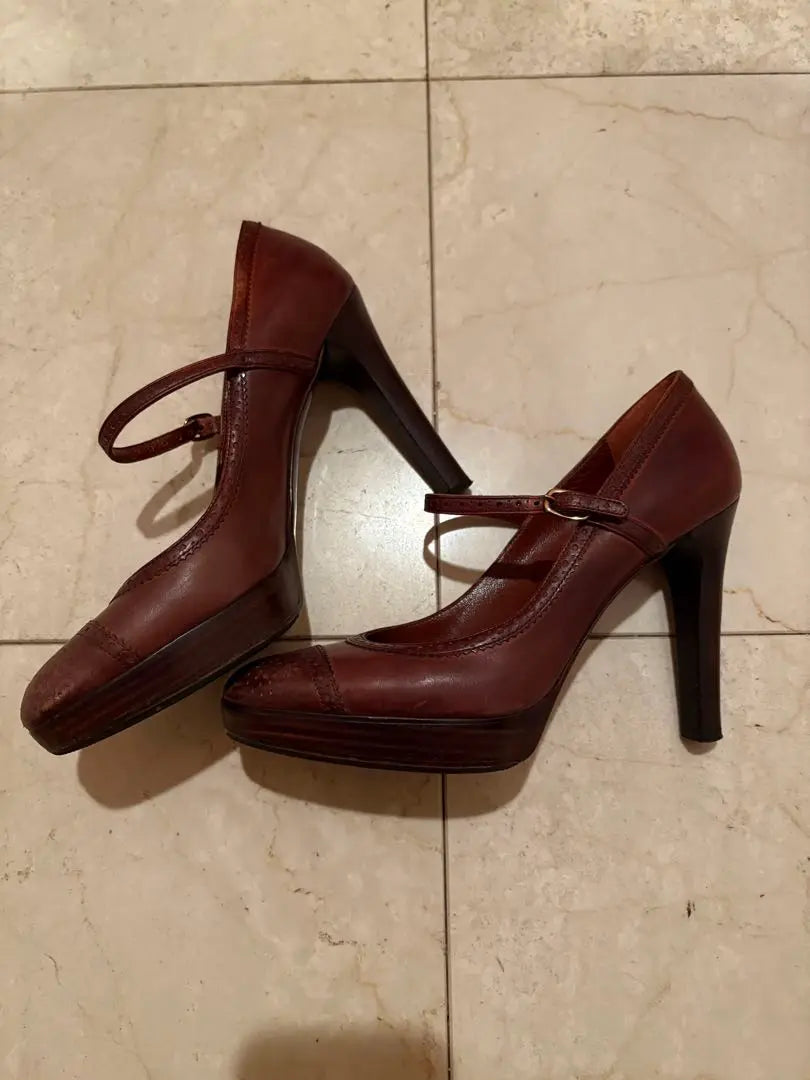 Ralph Lauren Dark Brown High Heels