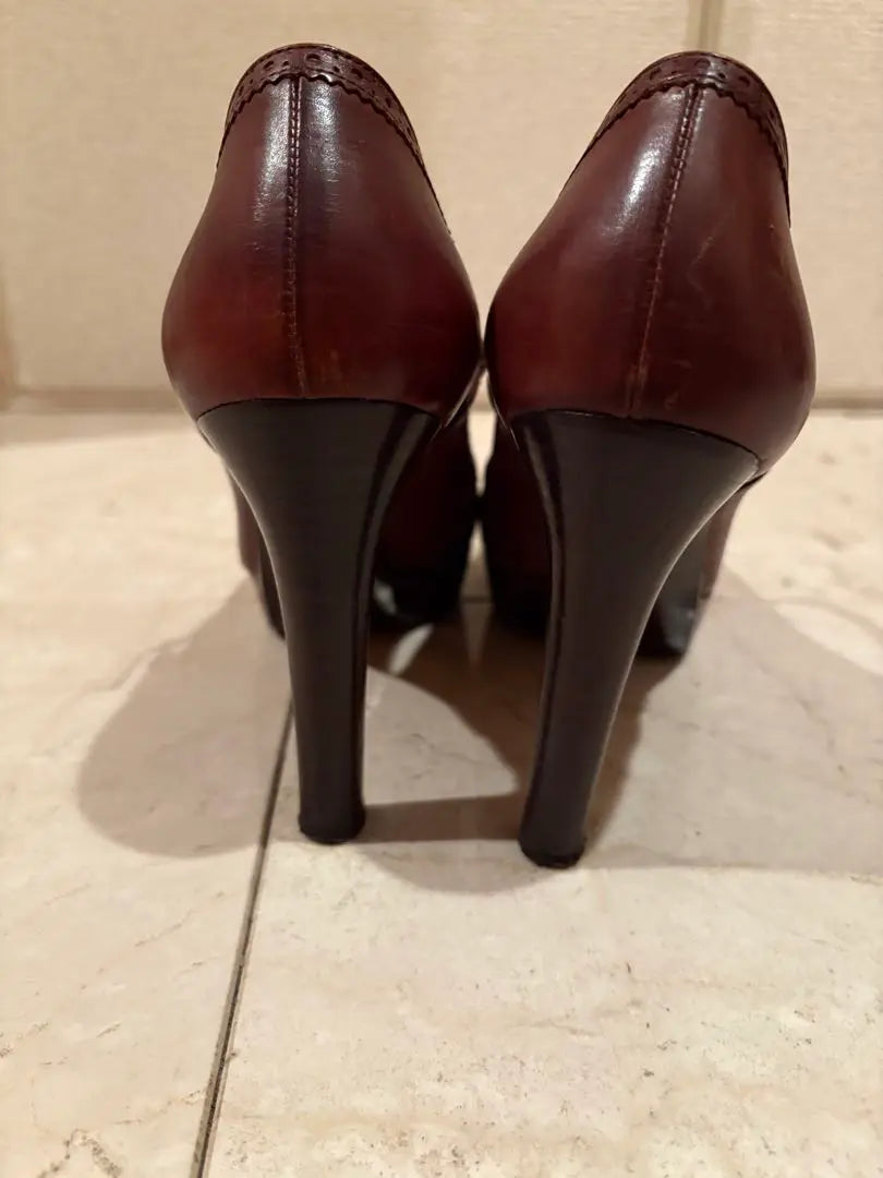 Ralph Lauren Dark Brown High Heels