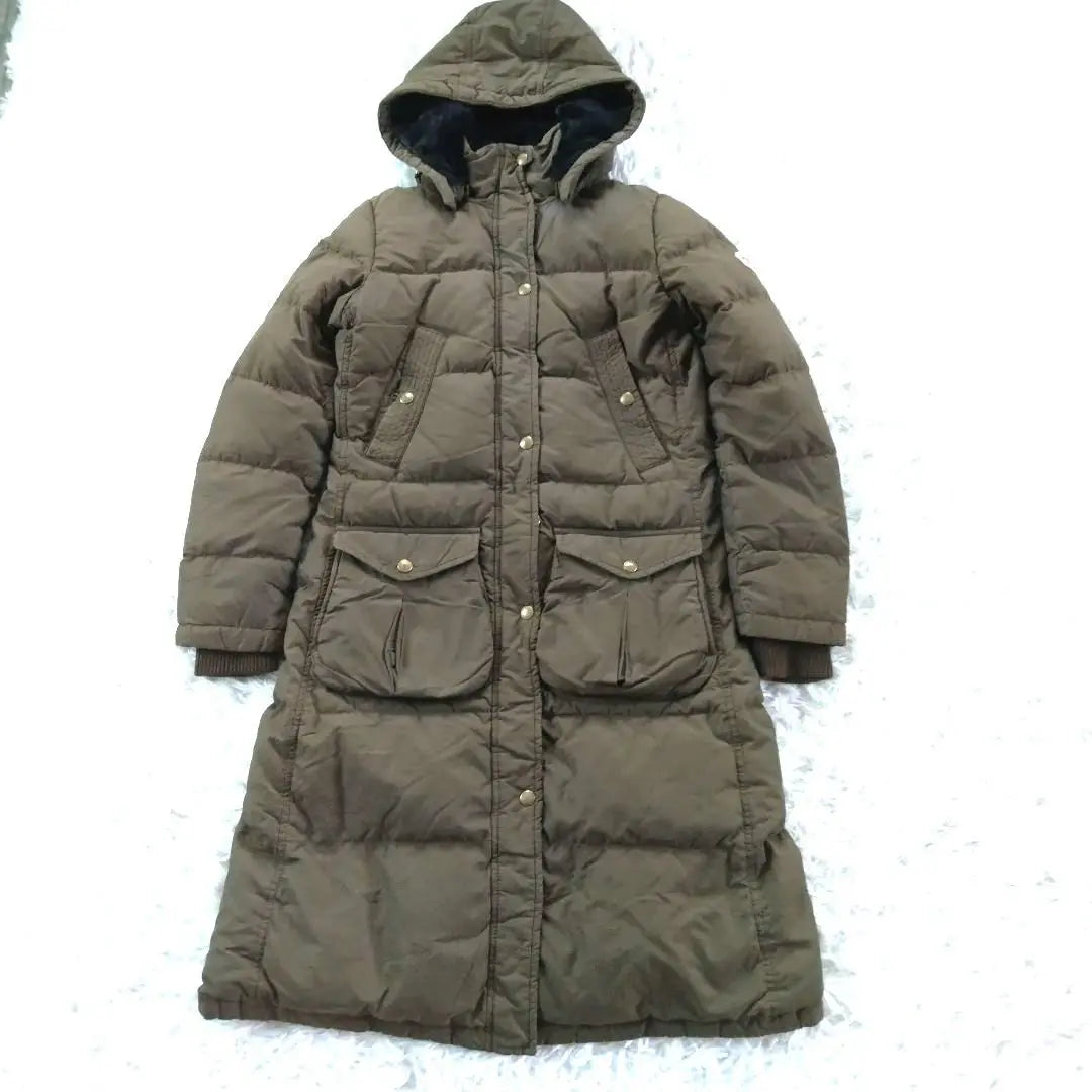 Polo Jeans Company Ralph Lauren Long Down Coat Khaki Patch | ポロジーンズカンパニー ラルフローレン ロング丈ダウンコート カーキ　ワッペン