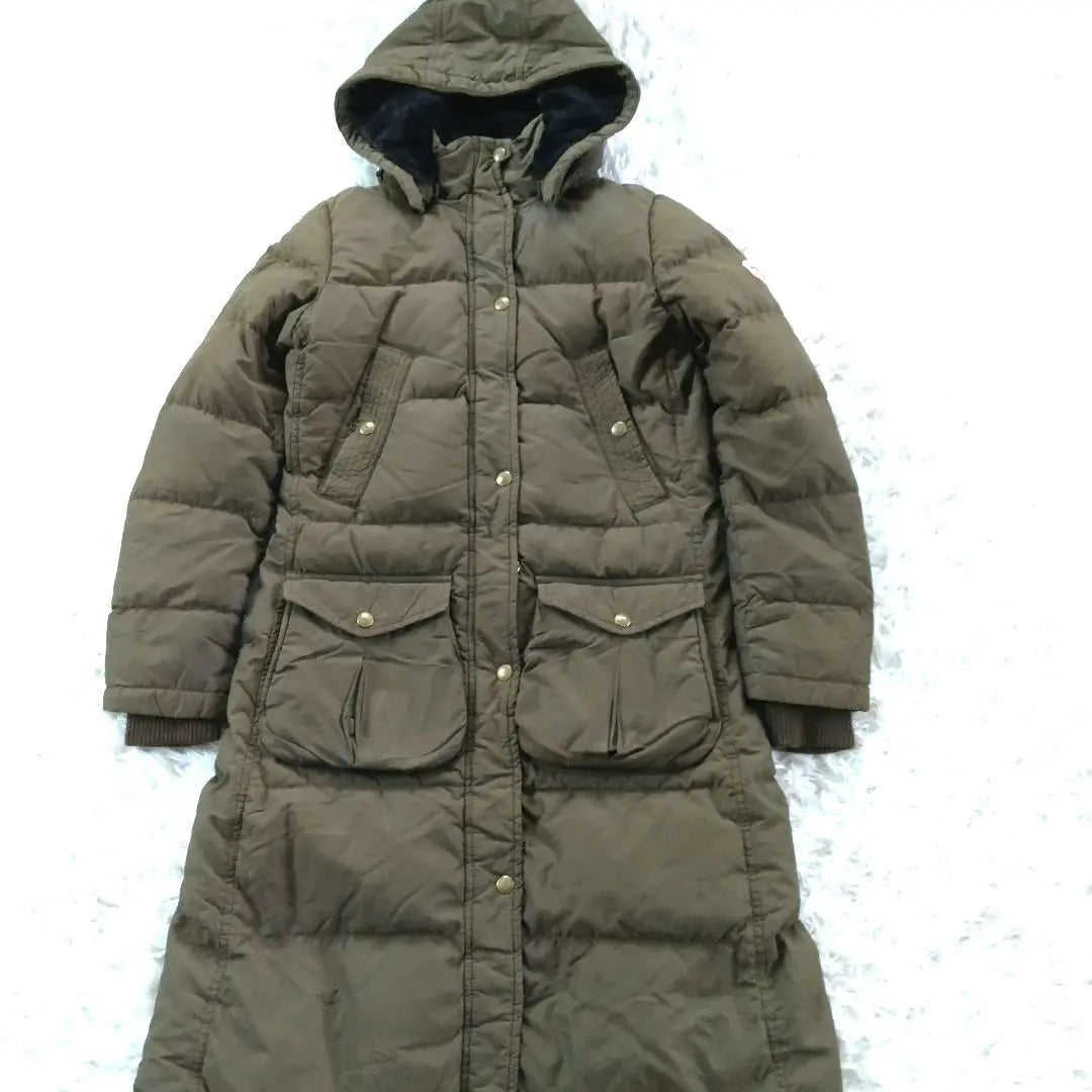 Polo Jeans Company Ralph Lauren Long Down Coat Khaki Patch | ポロジーンズカンパニー ラルフローレン ロング丈ダウンコート カーキ　ワッペン