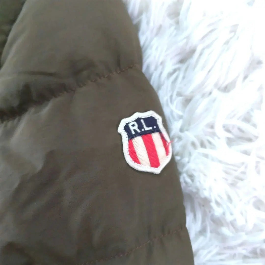 Polo Jeans Company Ralph Lauren Long Down Coat Khaki Patch | ポロジーンズカンパニー ラルフローレン ロング丈ダウンコート カーキ　ワッペン