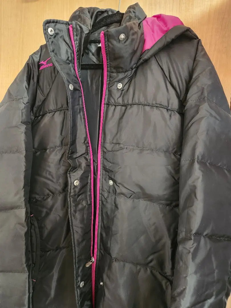 mizuno bench coat down coat M size