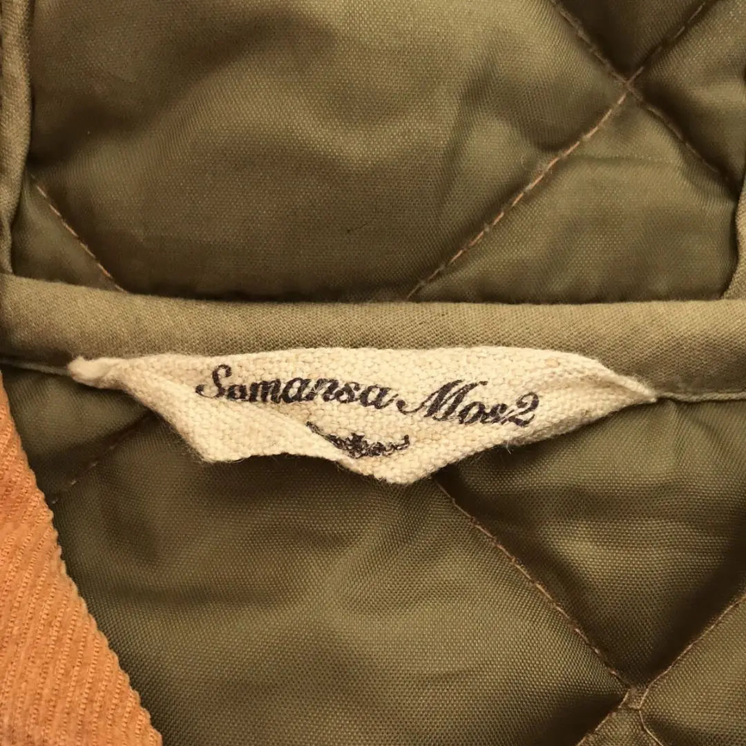 Samantha Moss Outer Down Jacket Simple Casual Ladies Green M | サマンサモスモスアウターダウンジャケットシンプルカジュアルレディースグリーンM