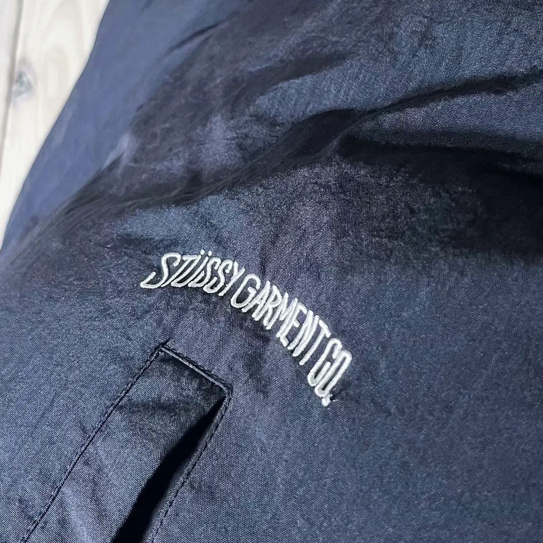 [Chaleco de plumón reversible extremadamente hermoso] Chaleco de trabajo con logotipo bordado en ambos lados de Stussy