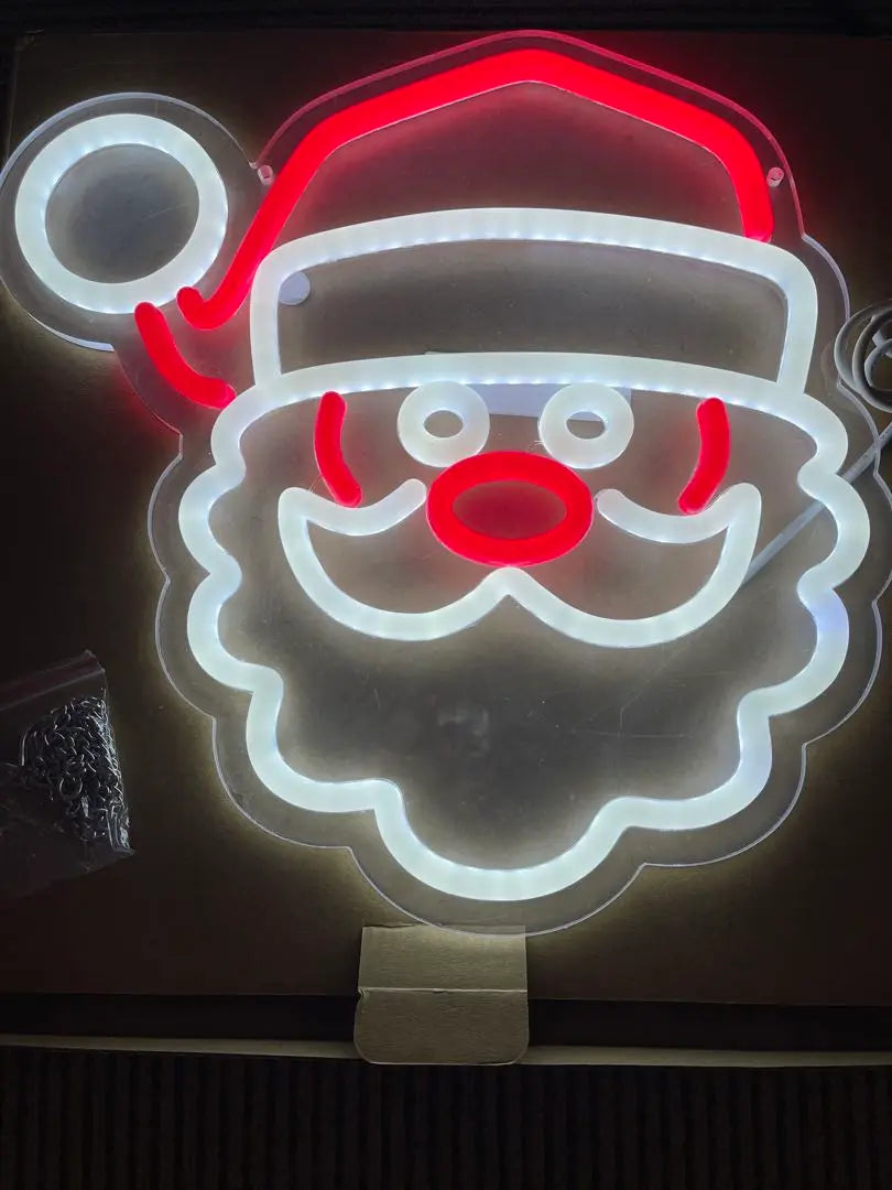 Santa Claus Neon ❤️LED wall lamp ⭐️wall hanging ⭐️USB power supply ⭐️31×30cm