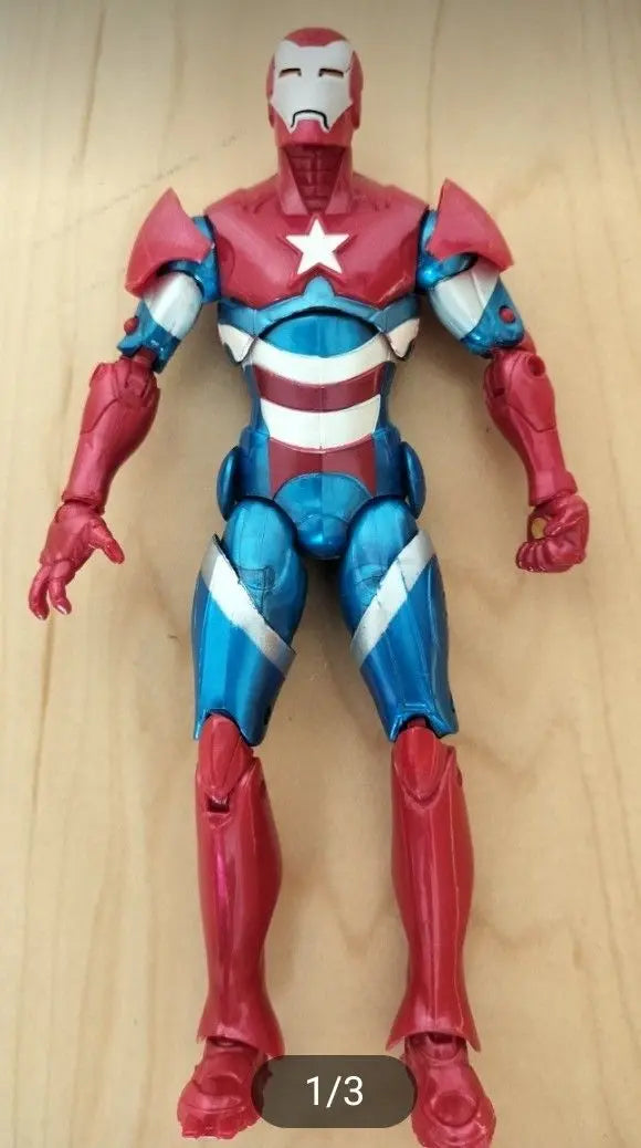 Iron Man Figure American Flag Design Approx. 15cm | アイアンマン フィギュア アメリカ国旗デザイン 約15cm