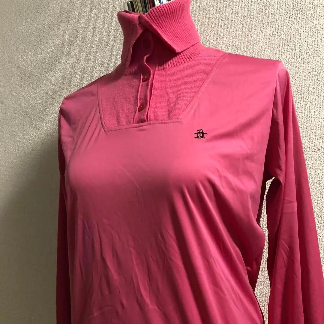 Munsingwear Golf Wool Switching Innerwear Pink Equivalent to M size