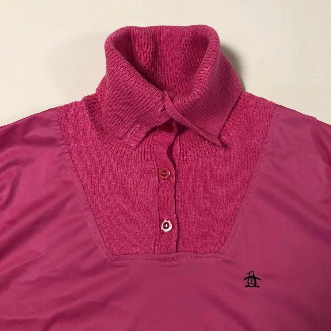 Munsingwear Golf Wool Switching Innerwear Pink Equivalent to M size