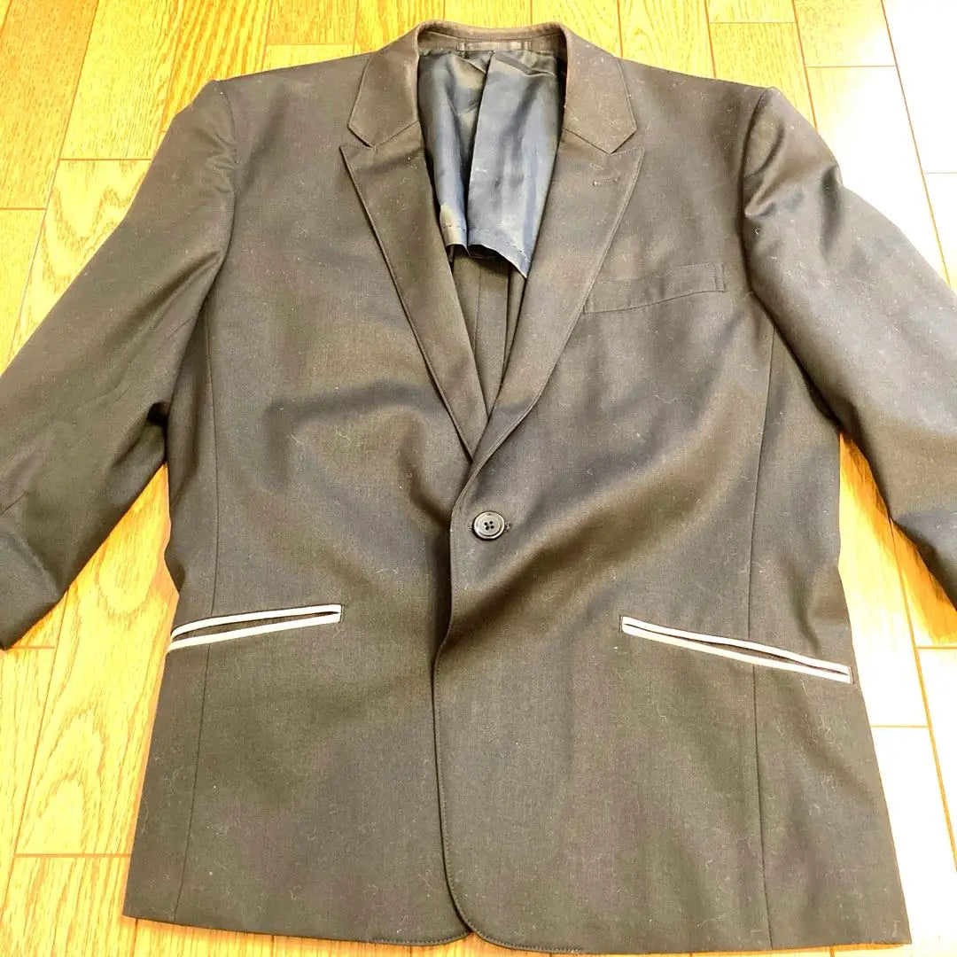 MORGAN HOMME Morgan Om Suit Jacket Black Black 7 minutes | MORGAN HOMME モルガン オム スーツ ジャケット ブラック 黒 七分