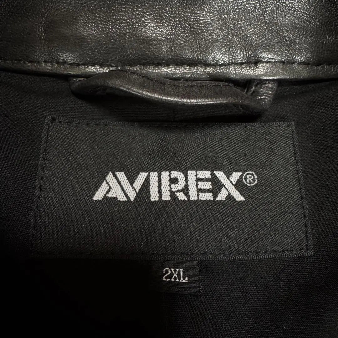 AVIREX Leather Jacket Flight Jacket Genuine Leather M65