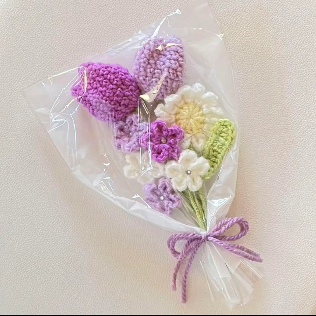 Handmade bouquet, bouquet that won't withered interior goods, Amigurumi