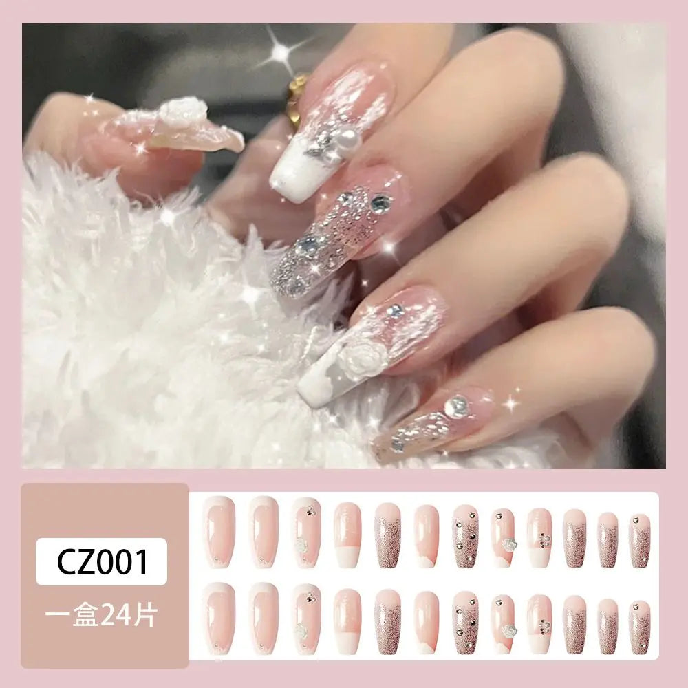 Limited time discount 585 flash drill nail tip cute bridal gg7