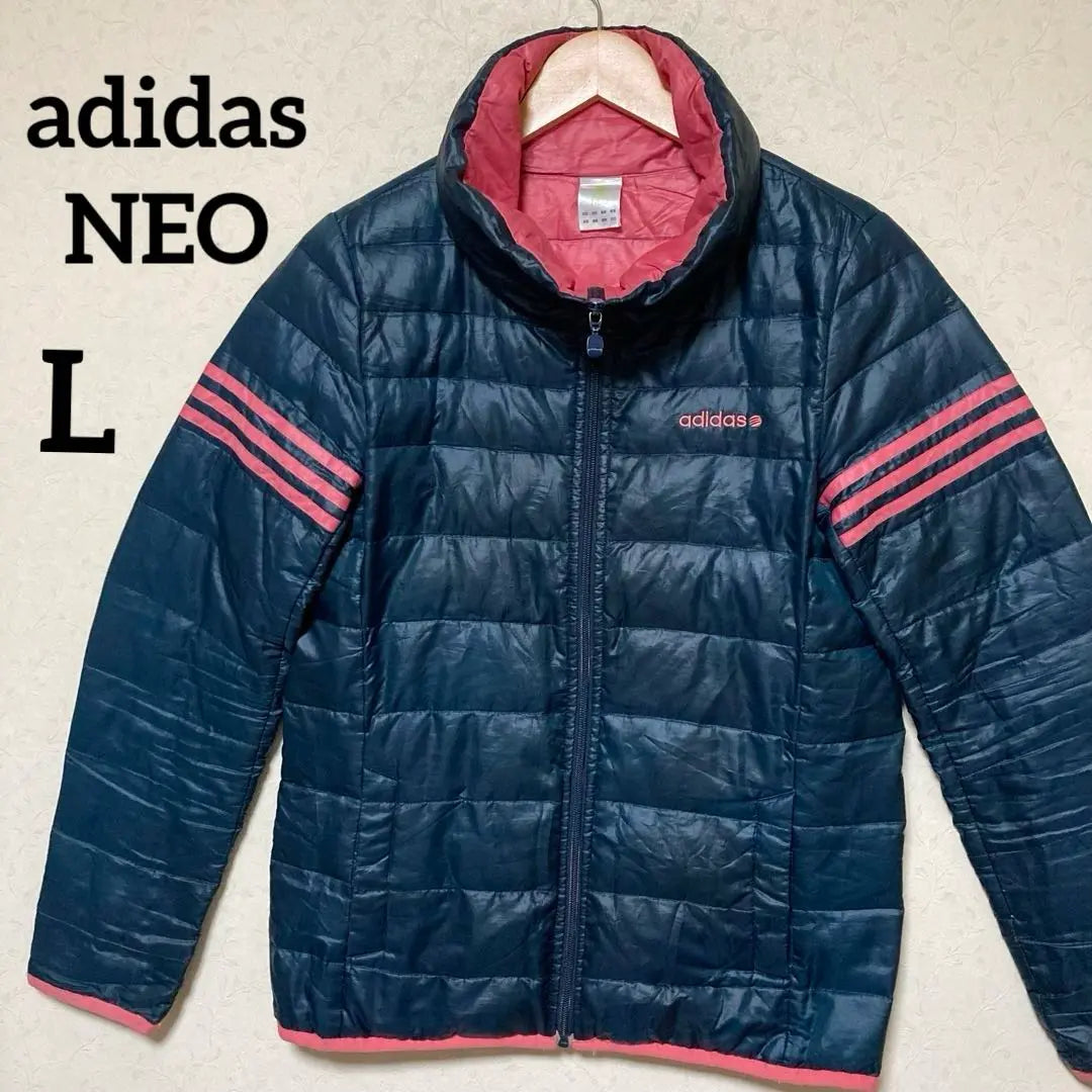 Adidas NEO Chaqueta de plumón para mujer L con bolsillo interior | adidas NEO レディース ダウンジャケットL 内ポケット