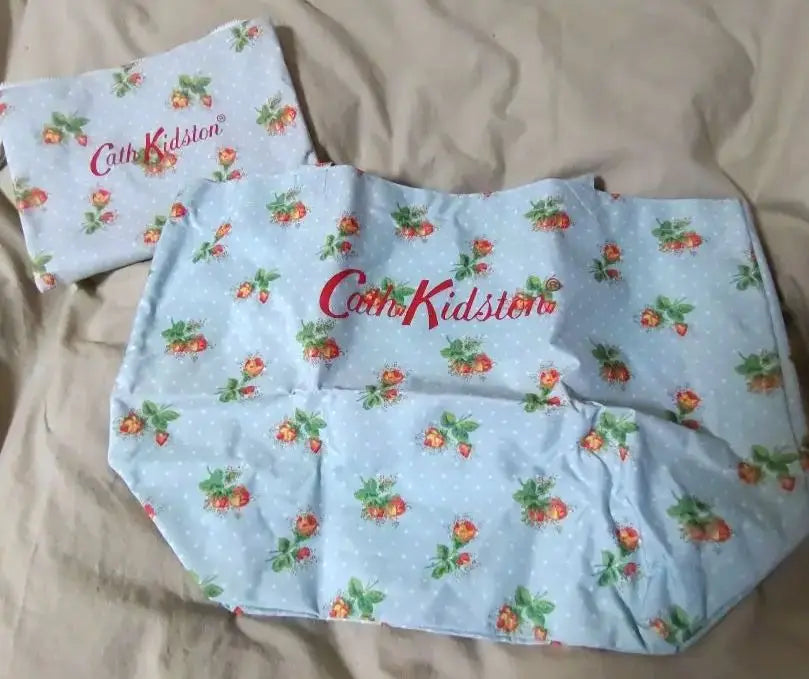 Cath Kidston Floral Eco Bag and Pouch Set New