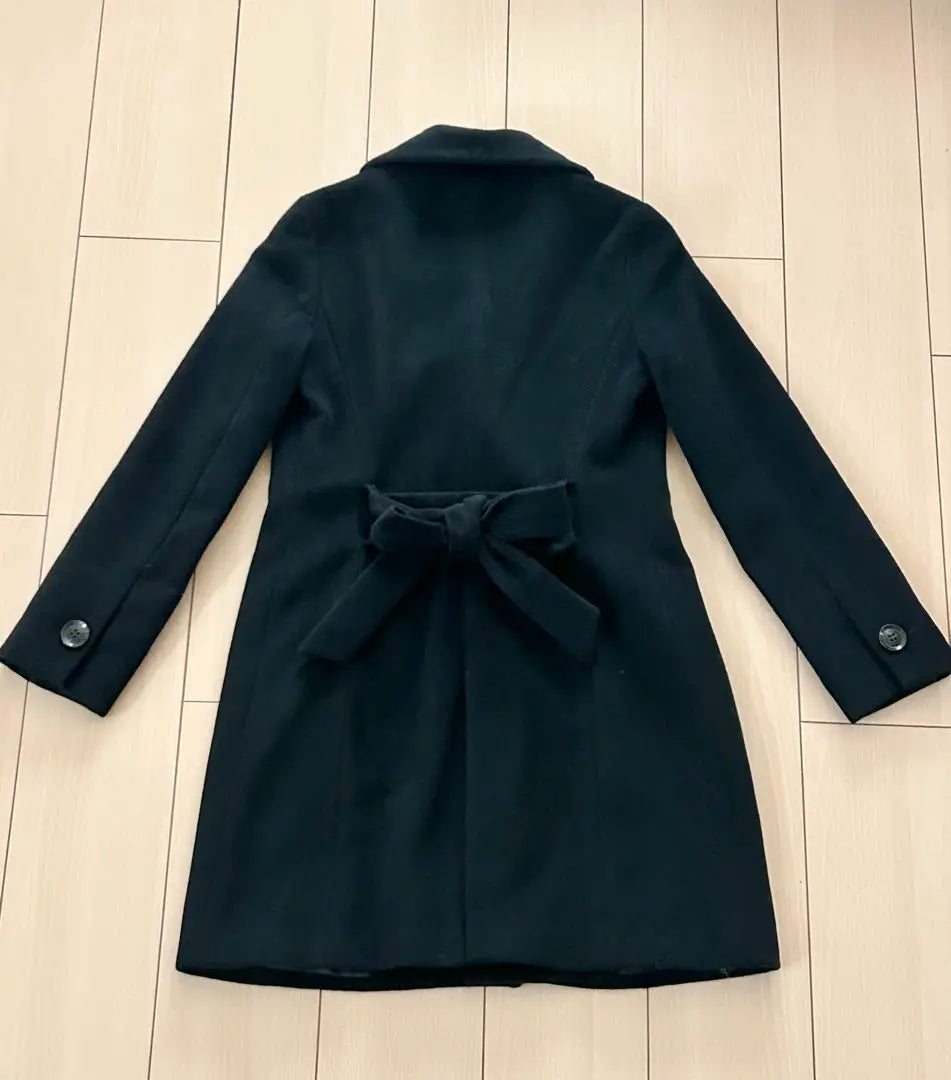 [Good condition] LE SOUK Beautiful angora and wool coat with silhouette