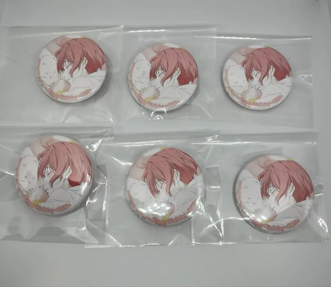 ¡Gratis! Insignia de lata de cumpleaños de Matsuoka Rin Hopeful 2018 6 puntos | ¡Gratis! 松岡凛 バースデー 缶バッジ Esperanzado 2018 6点