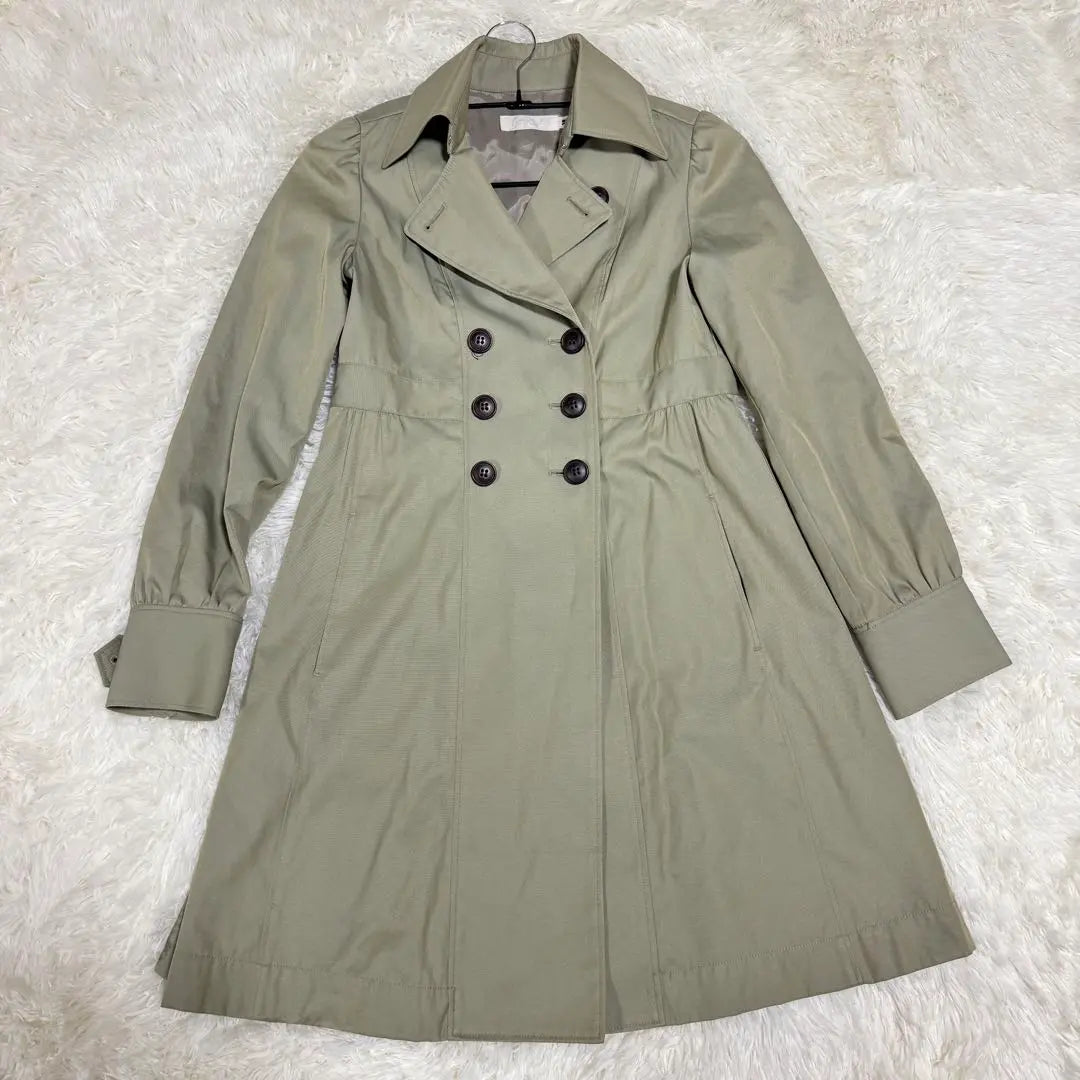 [And A] (38) Trench coat khaki