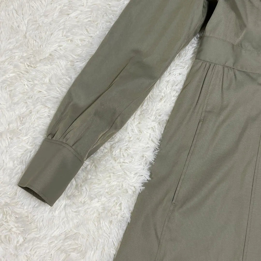 [And A] (38) Trench coat khaki