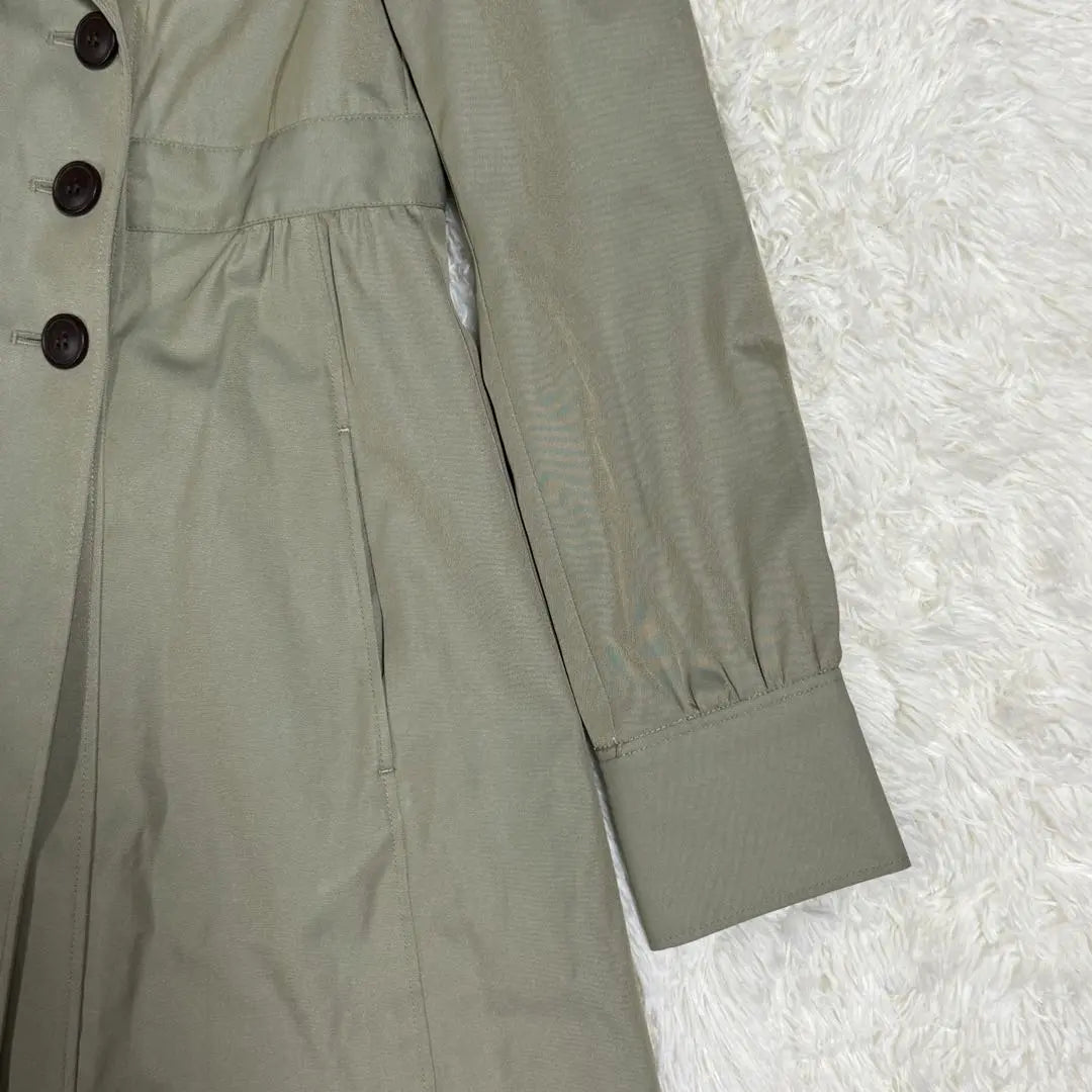 [And A] (38) Trench coat khaki