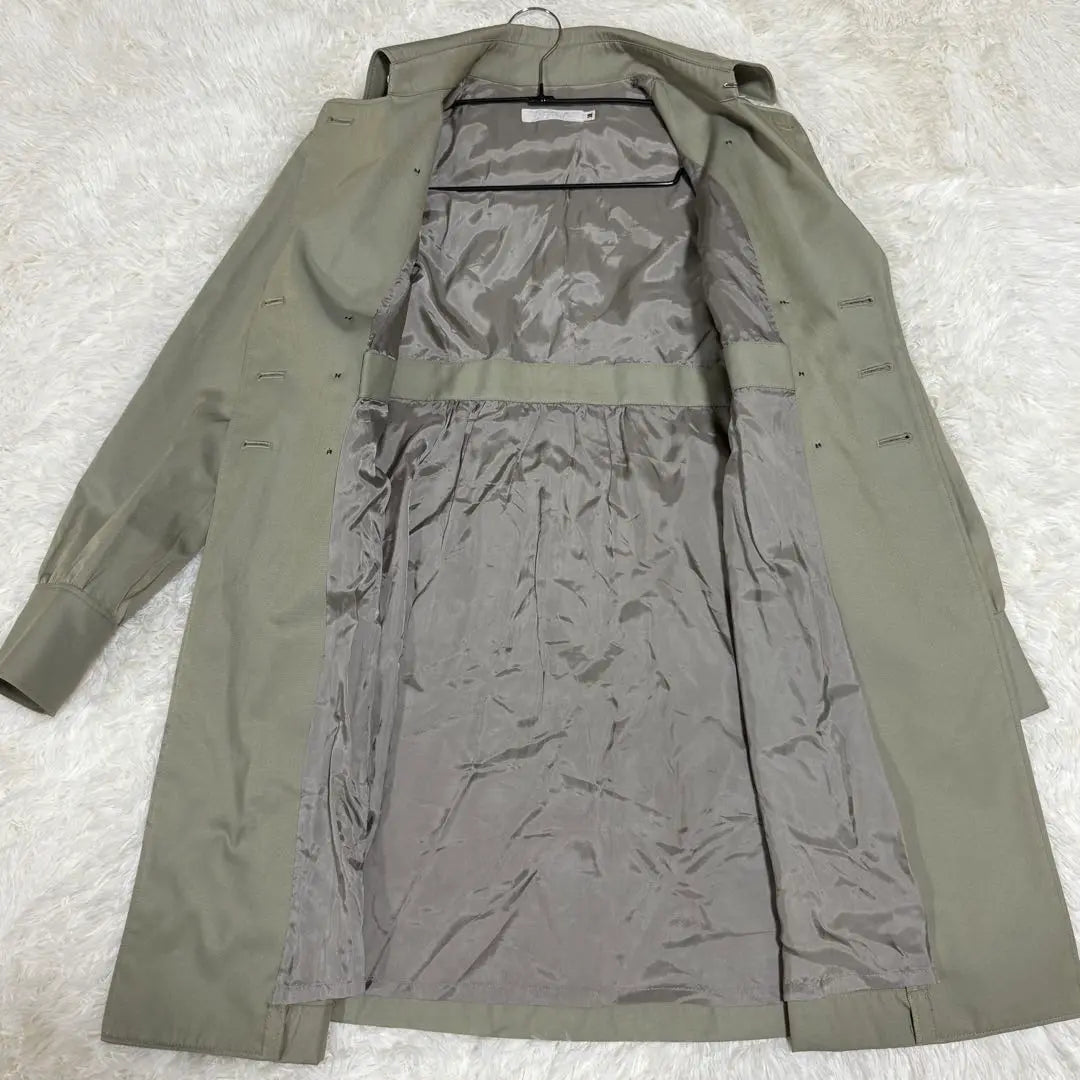 [And A] (38) Trench coat khaki