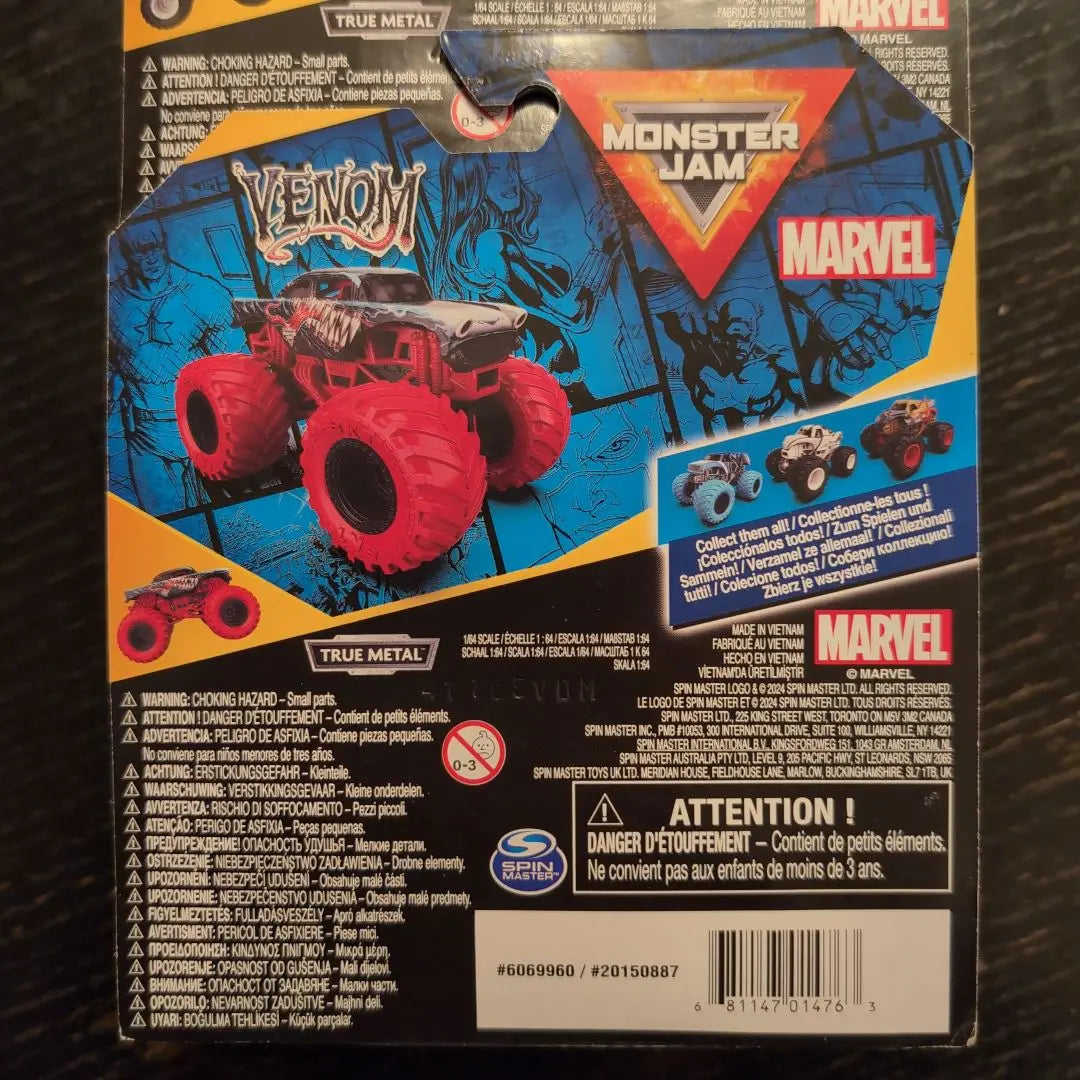 Conjunto de 2 figuras de Monster Jam Marvel