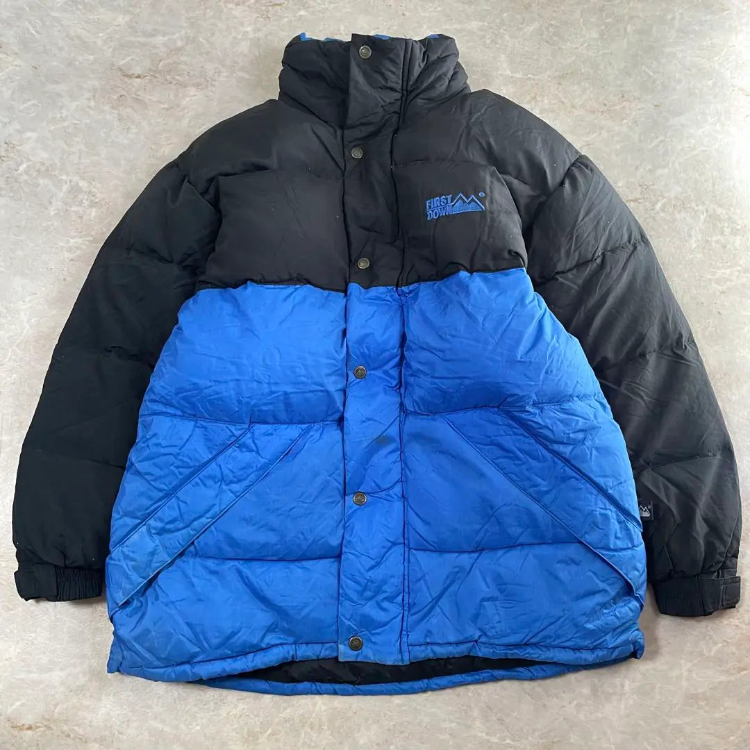 FIRST DOWN nylon bicolor down jacket