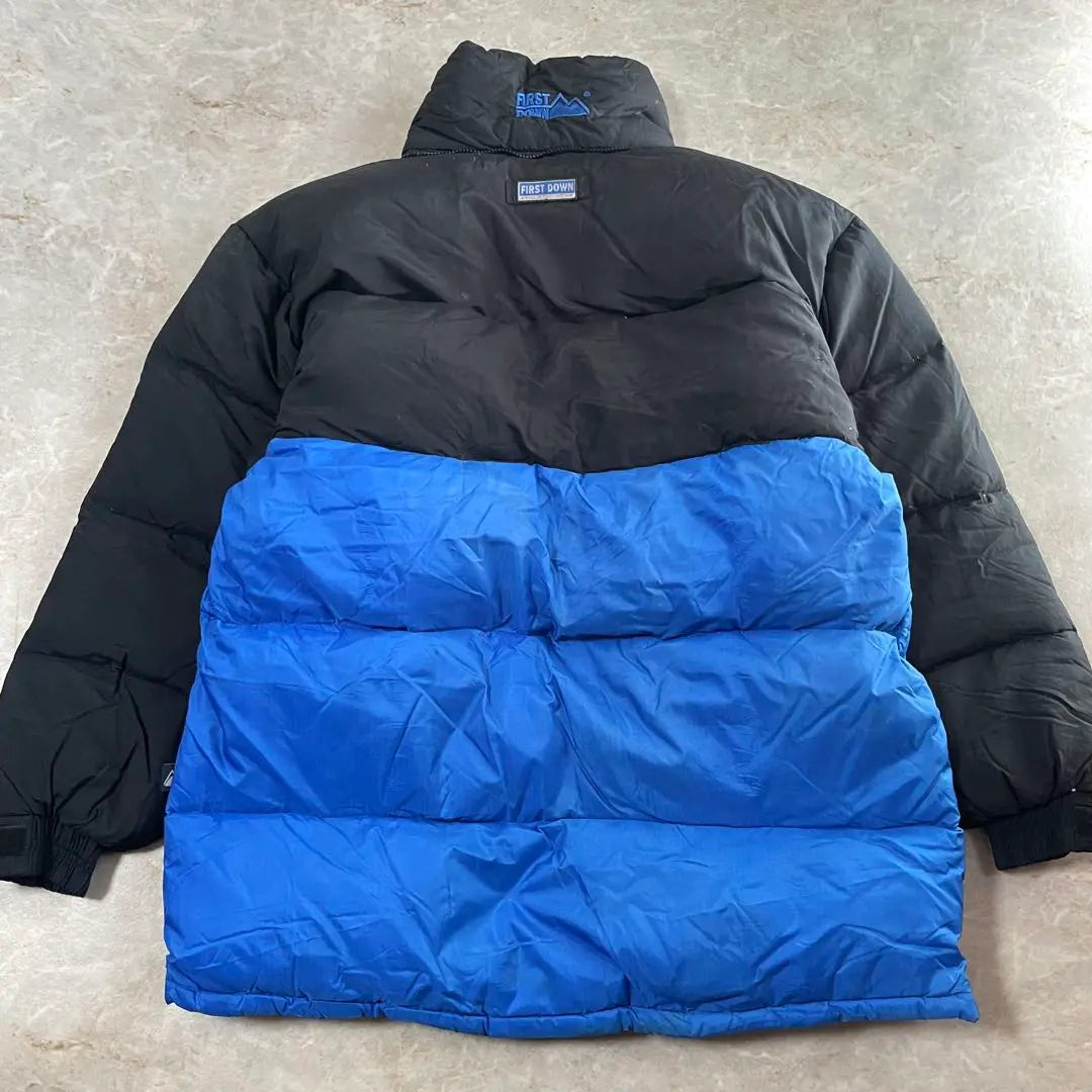 FIRST DOWN nylon bicolor down jacket