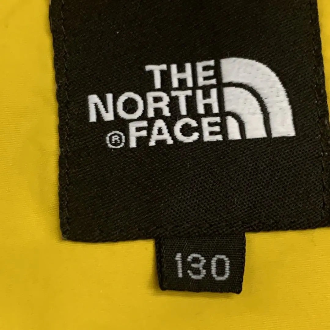 The very popular North Face Mountain Parka Chest Logo Yellow Kids 130