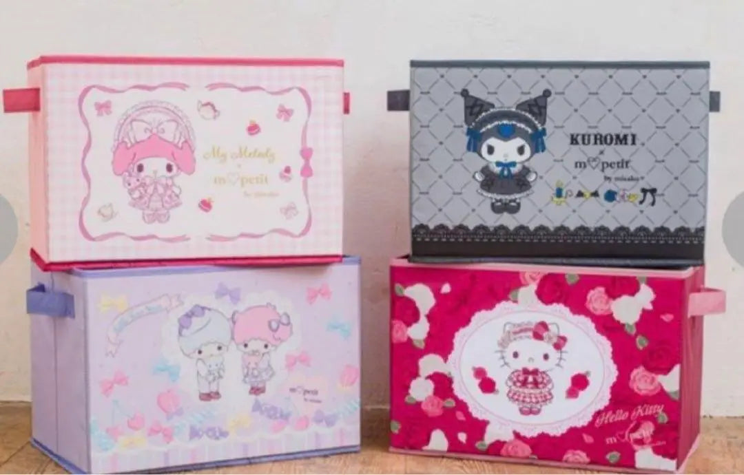 [Instantly completed] Shimamura Aoki Misako Storage Box Storage Case Hello Kitty