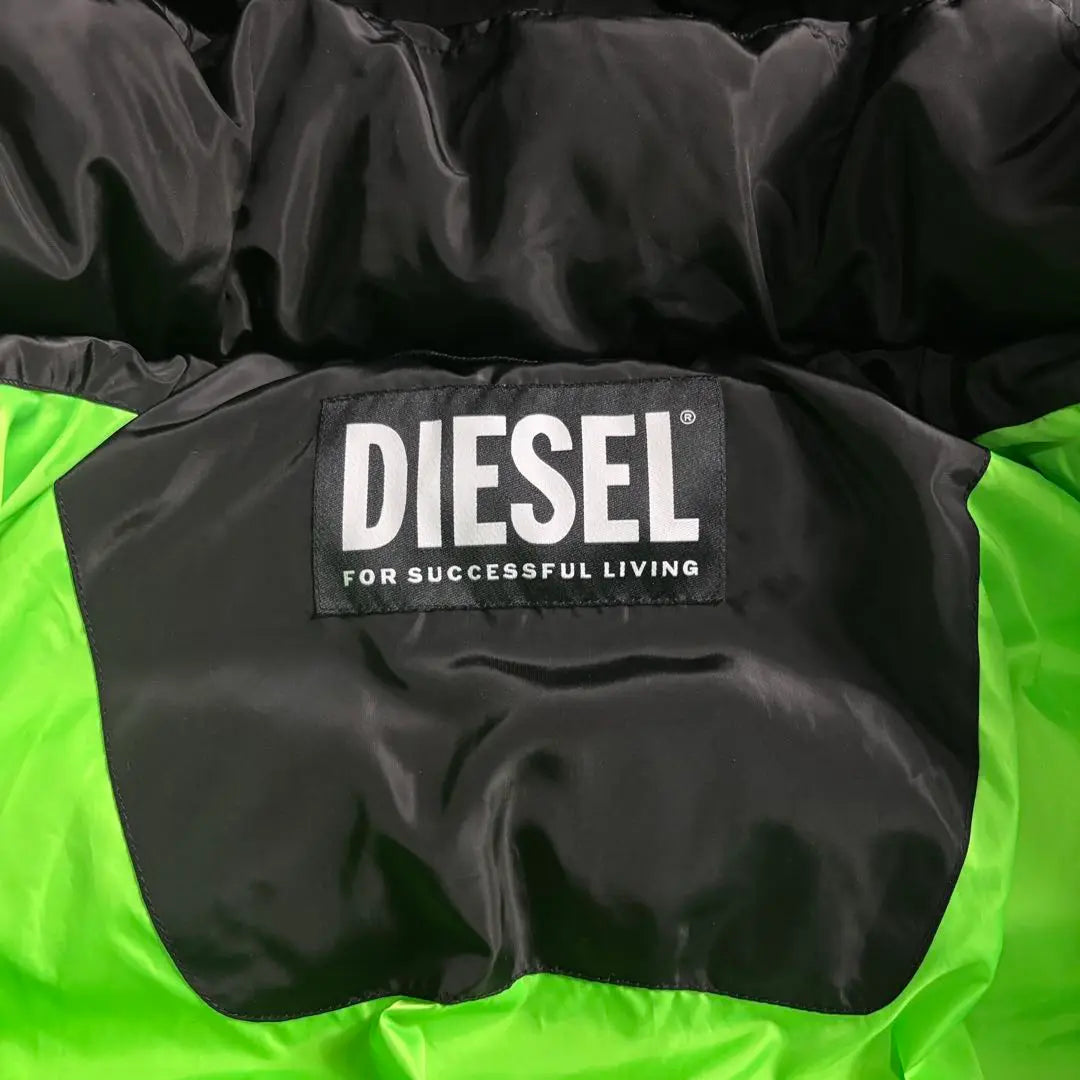 Current model DIESEL down jacket black unused