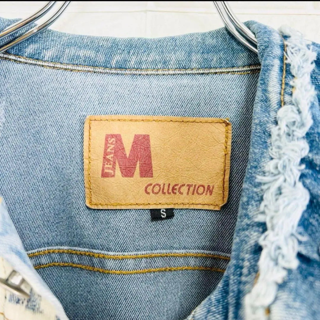 M -Jeans Collection Fringe G Jean Cover All Stone Washed [S] | エムジーンズコレクションフリンジGジャンカバーオールストーンウォッシュド【S】