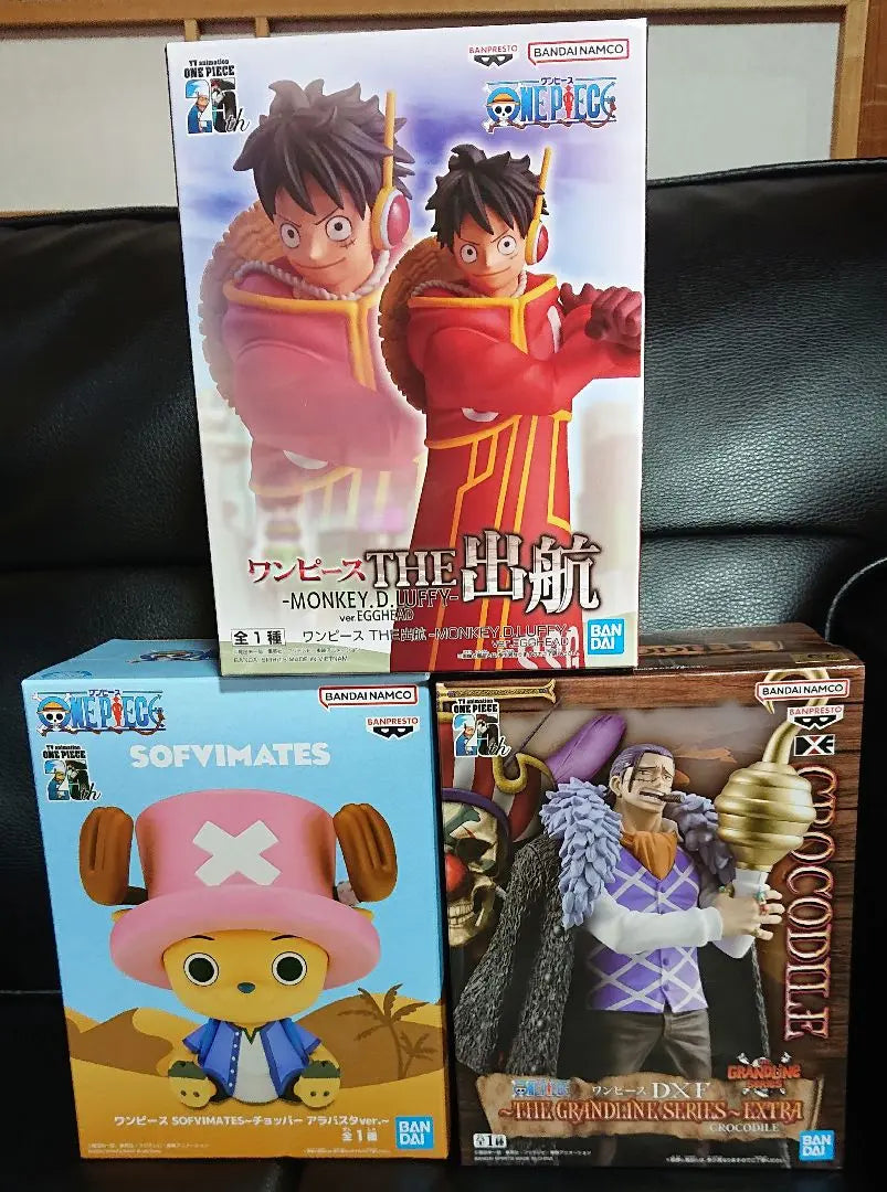 One Piece Figure, Bulk Sale, 3-Piece Set, New, Unopened