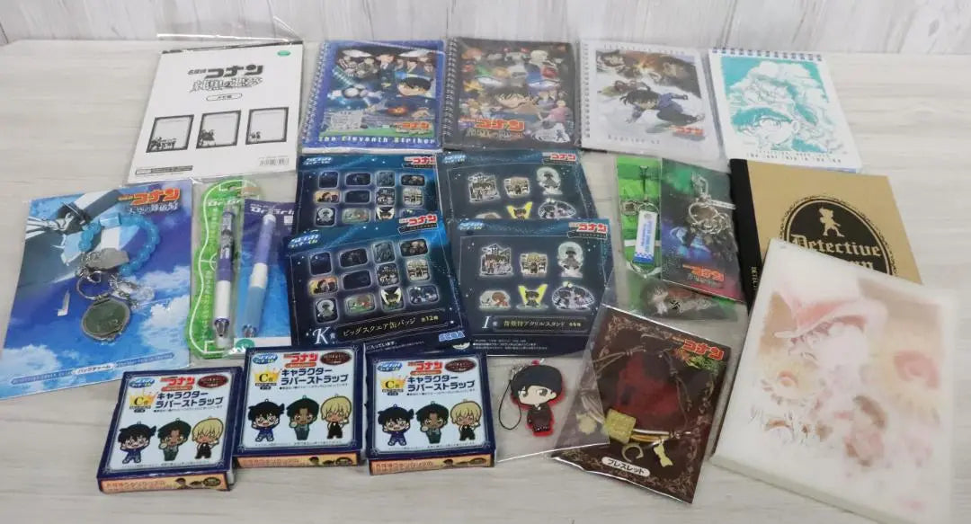 ■Detective Conan goods bulk sale Phantom Thief Kid Shuichi Akai strap notebook etc.♪