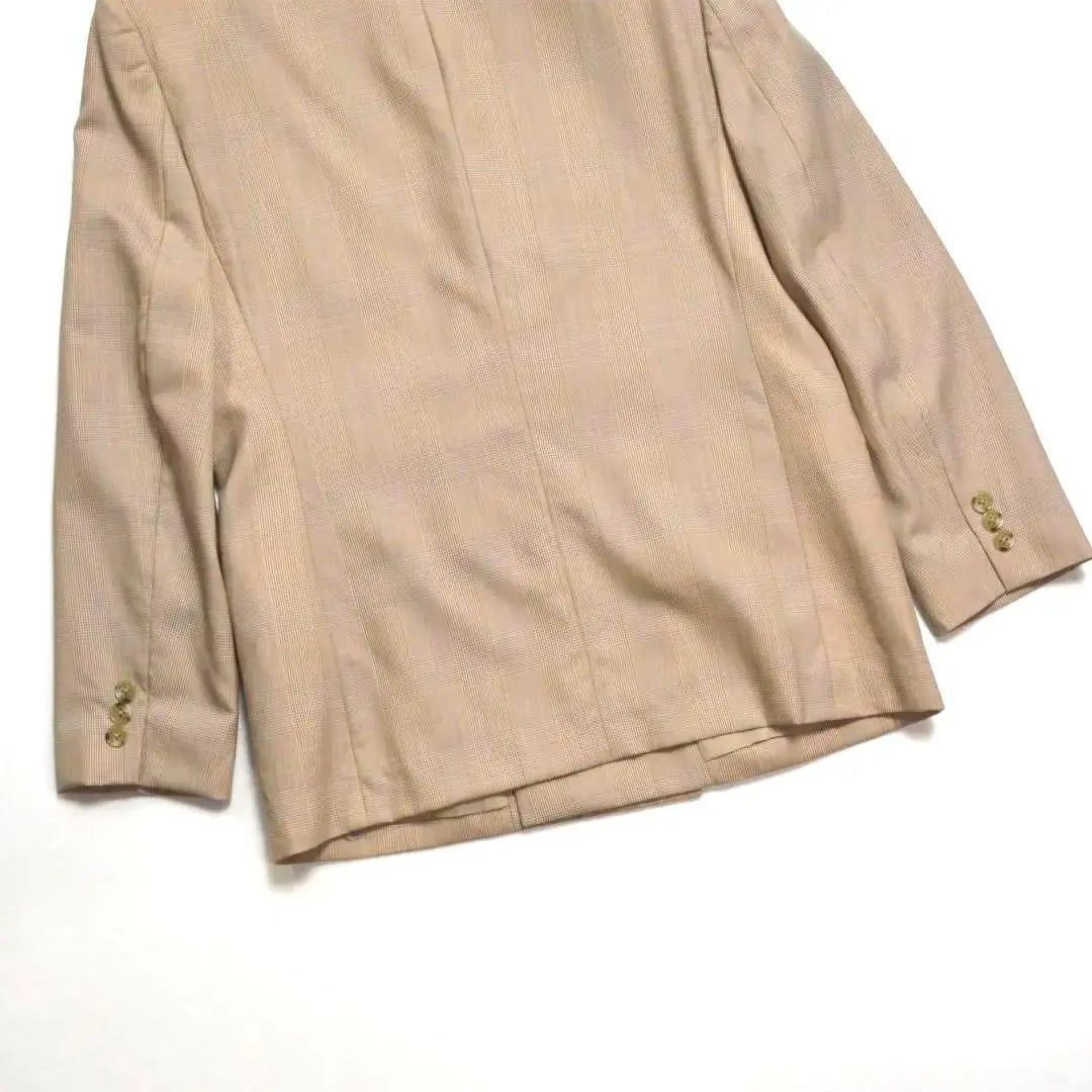 Keith Keith Double button Genkeck Pattern Wool Teering Jacket Beige