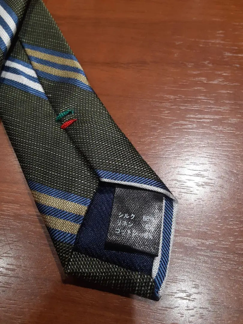 [New] ️] Suit Select Regimental Tie Green Color