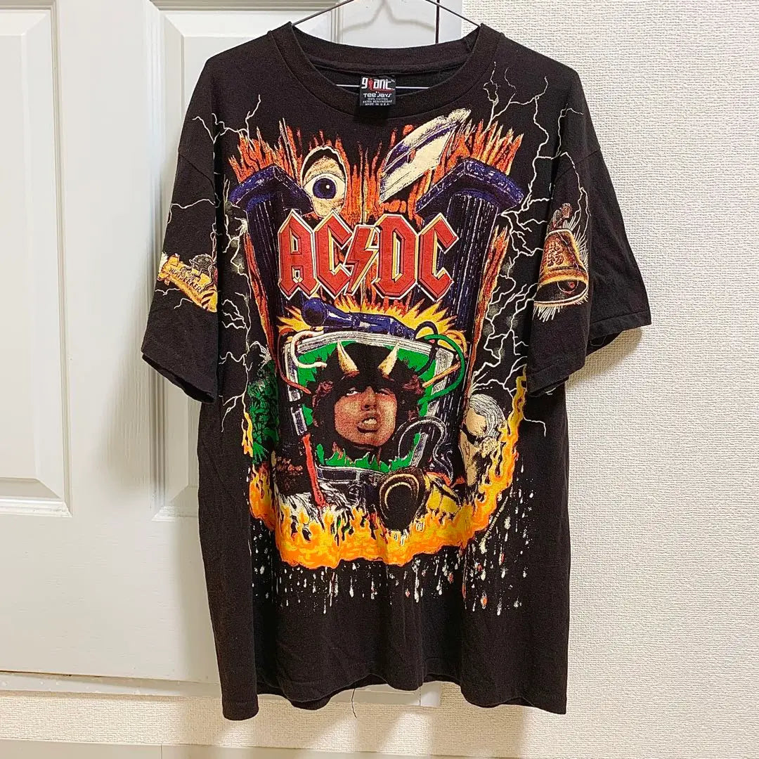 XL 1997 90s AC/DC ACDC T -shirt GIANT USA | XL 1997 90s AC/DC ACDC Tシャツ giant USA